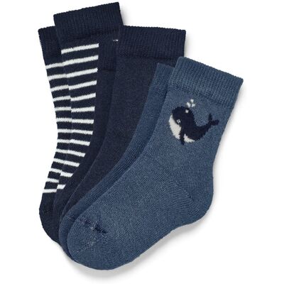 Tchibo - 3 Paar Babysocken - Baby - Gr. 16-18 - dunkelblau Tchibo - 3 Paar Babysocken - Baby - Gr. 16-18 - dunkelblau
