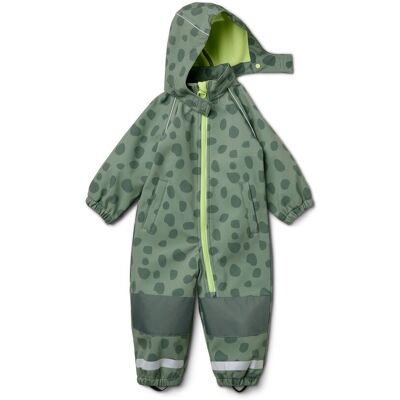 Tchibo - Kinder-Softshell-Einteiler - Gr. 110/116 - dunkelgrün/print Tchibo - Kinder-Softshell-Einteiler - Gr. 110/116 - dunkelgrün/print