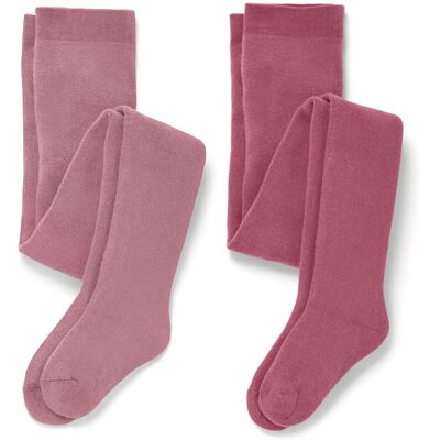 Tchibo - 2 Kinder-Frottee-Thermostrumpfhosen - Jungen - Gr. 110/116 - dunkelrosa Tchibo - 2 Kinder-Frottee-Thermostrumpfhosen - Jungen - Gr. 110/116 - dunkelrosa