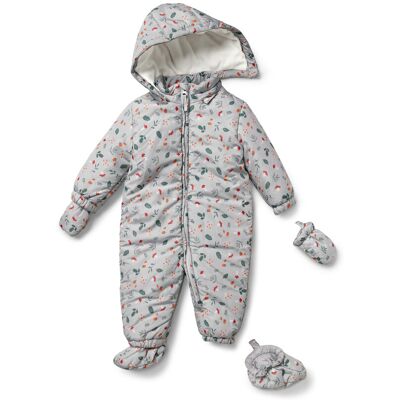 Tchibo - Baby-Winteroverall - Baby - Gr. 50/56 - hellgrau/print Tchibo - Baby-Winteroverall - Baby - Gr. 50/56 - hellgrau/print