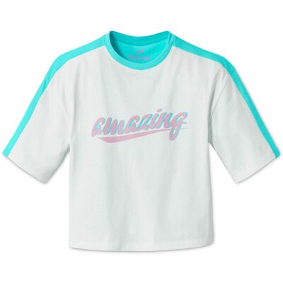 Tchibo - T-Shirt aus Bio-Baumwolle - Jungen - Gr. 146/152 - türkis/print Tchibo - T-Shirt aus Bio-Baumwolle - Jungen - Gr. 146/152 - türkis/print
