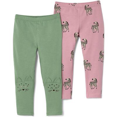 Tchibo - 2 Kinder-Leggings - Jungen - Gr. 122/128 - schwarz/print Tchibo - 2 Kinder-Leggings - Jungen - Gr. 122/128 - schwarz/print
