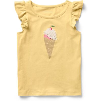 Tchibo - Kinder-Shirt mit Volantärmeln - Jungen - Gr. 110/116 - gelb Tchibo - Kinder-Shirt mit Volantärmeln - Jungen - Gr. 110/116 - gelb