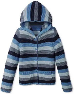 Tchibo - Strickjacke - Blau/Gestreift -Baby - 100% Baumwolle - Gr.: 62/68 Baumwolle Blau 62/68