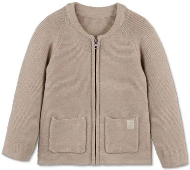 Tchibo - Baumwoll-Strickjacke - Beige/Meliert -Baby - 100% Baumwolle - Gr.: 98/104 Baumwolle  98/104