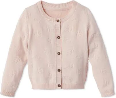 Tchibo - Baumwoll-Strickjacke - Rosa -Kinder - 100% Baumwolle - Gr.: 122/128 Baumwolle Rosa 122/128