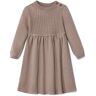 Tchibo - Kleinkind-Merino-Strickkleid - Beige -Baby - Gr.: 86/92 Merino  86/92 unisex