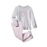 Tchibo - Interlock-Pyjama - Grau/Gestreift -Kinder - 100% Baumwolle - Gr.: 110/116 Baumwolle  110/116 unisex