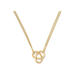 Tchibo - Kette »Knot« - Gold Messing   female