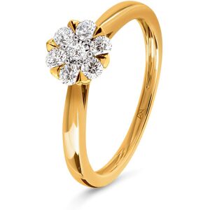 Tchibo - 375 Gold Ring Diamanten - Damen - Gr. 18 - weiss Tchibo - 375 Gold Ring Diamanten - Damen - Gr. 18 - weiss
