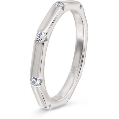 Tchibo - 925 Silber Ring »Octagon« - Damen - Gr. 20 - silber Tchibo - 925 Silber Ring »Octagon« - Damen - Gr. 20 - silber