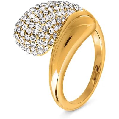Tchibo - Ring »Tropfen« mit Kristallen - Damen - Gr. 18 - gold Tchibo - Ring »Tropfen« mit Kristallen - Damen - Gr. 18 - gold