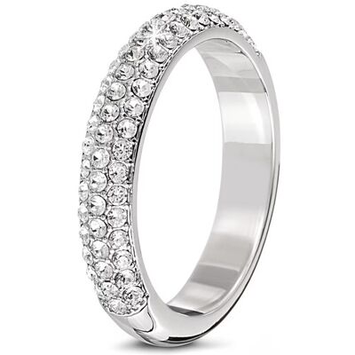 Tchibo - Ring Pavé - Damen - Gr. 19 - silber Tchibo - Ring Pavé - Damen - Gr. 19 - silber