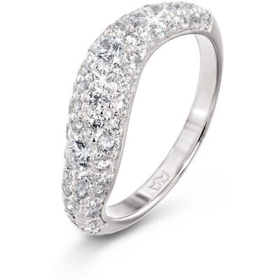 Tchibo - 925 Silber Ring Wave - Damen - Gr. 17 - silber Tchibo - 925 Silber Ring Wave - Damen - Gr. 17 - silber