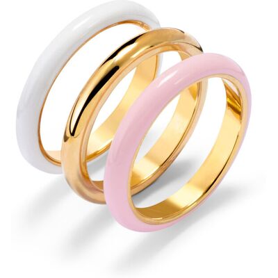 Tchibo - Ringe - Damen - Gr. 19 - weiss Tchibo - Ringe - Damen - Gr. 19 - weiss