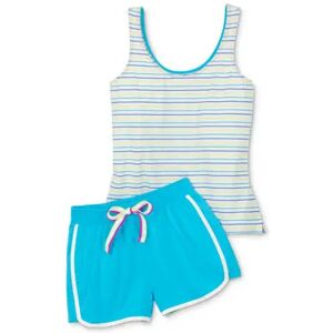 Tchibo - Shorty-Pyjama - Weiss - Gr.: L Baumwolle  L 44/46 female