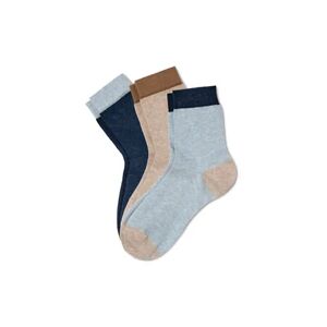 Tchibo - 3 Paar Socken - Dunkelblau/Meliert - Gr.: 35-38 Baumwolle 1x 35-38 female