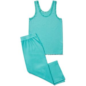 Tchibo - Pyjama-Set in Rippe - Damen - Gr. M - türkis Tchibo - Pyjama-Set in Rippe - Damen - Gr. M - türkis