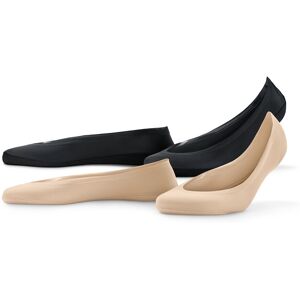 Tchibo Modell Magic-Cut-Socken - Schwarz, Beige - Füßlinge Tchibo Modell Magic-Cut-Socken - Schwarz, Beige - Füßlinge