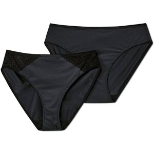 Tchibo - 2 Slips - Damen - Gr. S - schwarz Tchibo - 2 Slips - Damen - Gr. S - schwarz
