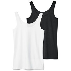 Tchibo - 2 Hemdchen - Damen - Gr. XXL - schwarz Tchibo - 2 Hemdchen - Damen - Gr. XXL - schwarz