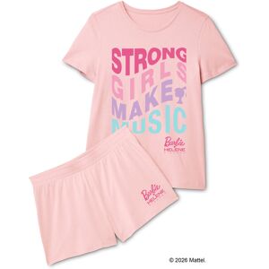 Tchibo - Barbie loves Helene Fischer Shorty-Pyjama-Set - Damen - Gr. L - rosa/print Tchibo - Barbie loves Helene Fischer Shorty-Pyjama-Set - Damen - Gr. L - rosa/print