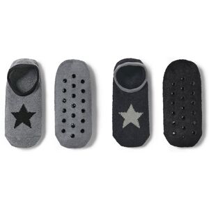 Tchibo - 2 Paar Hausschuhsocken - Damen - Gr. 35-38 - silber Tchibo - 2 Paar Hausschuhsocken - Damen - Gr. 35-38 - silber