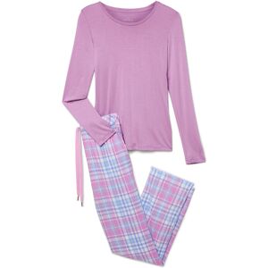 Tchibo - Pyjama mit Webhose - Damen - Gr. S - hellblau/kariert Tchibo - Pyjama mit Webhose - Damen - Gr. S - hellblau/kariert