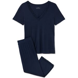Tchibo - 3/4-Pyjama-Set - Damen - Gr. S - dunkelblau Tchibo - 3/4-Pyjama-Set - Damen - Gr. S - dunkelblau