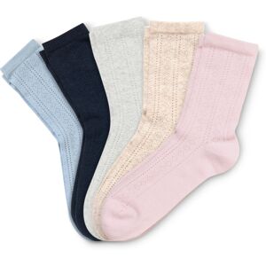 5 Paar Socken mit Ajour-Muster - Damen - Gr. 39-42 - weiß 5 Paar Socken mit Ajour-Muster - Damen - Gr. 39-42 - weiß