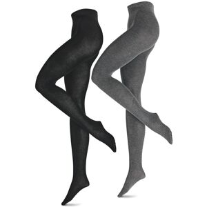 Tchibo - 2 Paar Strickstrumpfhosen - Damen - Gr. S - dunkelgrau Tchibo - 2 Paar Strickstrumpfhosen - Damen - Gr. S - dunkelgrau
