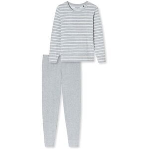 Schiesser Frottee-Pyjama-Set - Damen - Gr. 36 - grau/gestreift Schiesser Frottee-Pyjama-Set - Damen - Gr. 36 - grau/gestreift