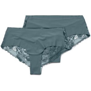 Tchibo - 2 Magic-Cut-Brazil-Slips - Damen - Gr. L - petrol Tchibo - 2 Magic-Cut-Brazil-Slips - Damen - Gr. L - petrol