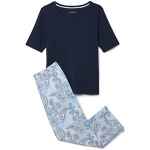 Tchibo - 7/8-Pyjama-Set - Damen - Gr. L - dunkelblau/paisley Tchibo - 7/8-Pyjama-Set - Damen - Gr. L - dunkelblau/paisley