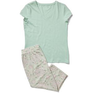 Tchibo - 3/4-Pyjama-Set - Damen - Gr. L - grün Tchibo - 3/4-Pyjama-Set - Damen - Gr. L - grün