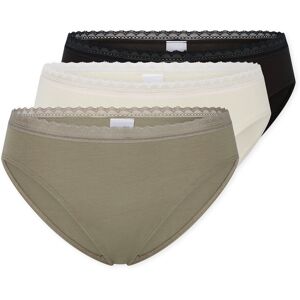 3 Schiesser Rio-Slips - Damen - Gr. 40 - schwarz 3 Schiesser Rio-Slips - Damen - Gr. 40 - schwarz