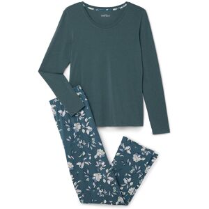 Tchibo - Pyjama-Set - Damen - Gr. XL - petrol/geblümt Tchibo - Pyjama-Set - Damen - Gr. XL - petrol/geblümt