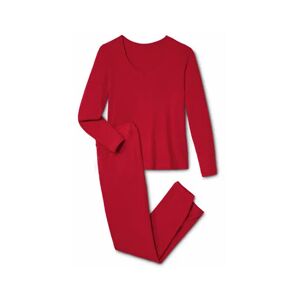 Tchibo - Ajour-Pyjama - Rot - 100% Baumwolle - Gr.: XL Baumwolle Rot XL 48/50 female