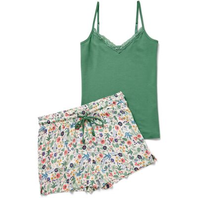 Tchibo - Shorty-Pyjama-Set - Damen - Gr. 38 - creme Tchibo - Shorty-Pyjama-Set - Damen - Gr. 38 - creme