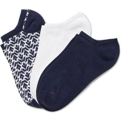 Tchibo - 3 Paar Sneakersocken - Damen - Gr. 39-42 - dunkelblau Tchibo - 3 Paar Sneakersocken - Damen - Gr. 39-42 - dunkelblau