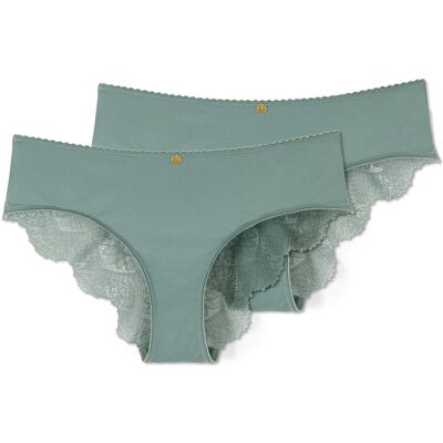 Tchibo - 2 Brazilslips - Damen - Gr. L - grün Tchibo - 2 Brazilslips - Damen - Gr. L - grün