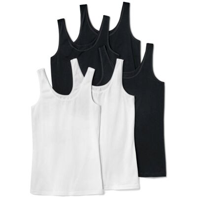 Tchibo - 5 Hemdchen - Damen - Gr. S - schwarz Tchibo - 5 Hemdchen - Damen - Gr. S - schwarz