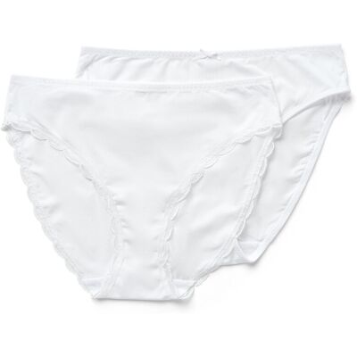 Tchibo - 2 Slips - Damen - Gr. M - weiss Tchibo - 2 Slips - Damen - Gr. M - weiss