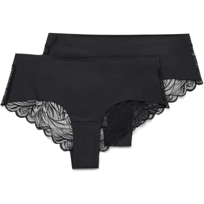 Tchibo - 2 Magic-Cut-Brazil-Slips - Damen - Gr. S - schwarz Tchibo - 2 Magic-Cut-Brazil-Slips - Damen - Gr. S - schwarz