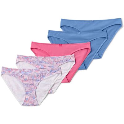 Tchibo - 5 Slips - Damen - Gr. L - hellblau Tchibo - 5 Slips - Damen - Gr. L - hellblau