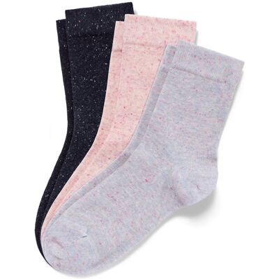 Tchibo - 3 Paar Socken mit Effektgarn - Damen - Gr. 39-42 - weiß Tchibo - 3 Paar Socken mit Effektgarn - Damen - Gr. 39-42 - weiß