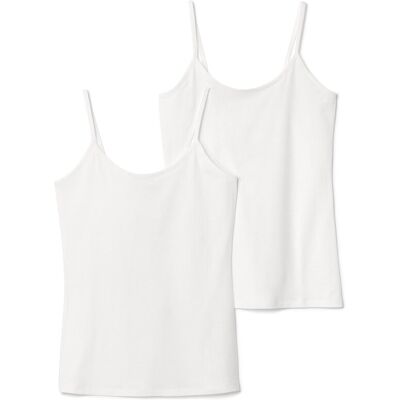 Tchibo - 2 Hemdchen - Damen - Gr. S - weiss Tchibo - 2 Hemdchen - Damen - Gr. S - weiss