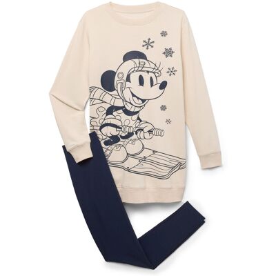 Tchibo - Leggings-Pyjama »Mickey and Friends« - Damen - Gr. M - dunkelblau Tchibo - Leggings-Pyjama »Mickey and Friends« - Damen - Gr. M - dunkelblau