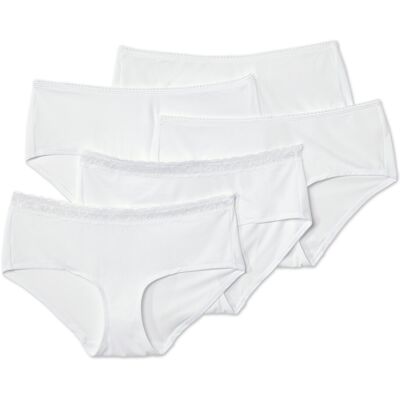 Tchibo - 5 Pantys - Damen - Gr. XXL - weiss Tchibo - 5 Pantys - Damen - Gr. XXL - weiss