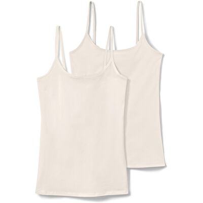 Tchibo - 2 Hemdchen - Damen - Gr. S - creme Tchibo - 2 Hemdchen - Damen - Gr. S - creme
